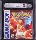 Pokemon 1998 Red Version Black ESRB Rattata Game Boy VGA 75 Sealed