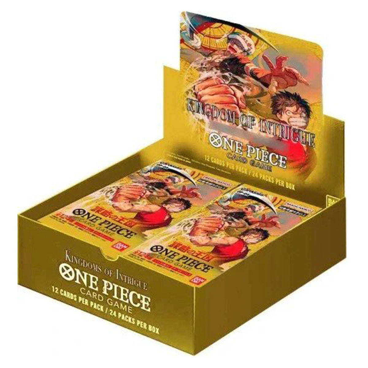 Bandai One Piece Kingdoms of Intrigue OP-04 Booster Box Trading Cards