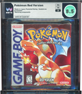 Pokemon Red Version Nintendo Game Boy GB WATA 8.5 CIB